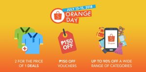 Shopee celebrates Orange Day from July 13 to 15 with a bumper flash sale, featuring up to 90% discounts on various products and free shipping for 24 hours.