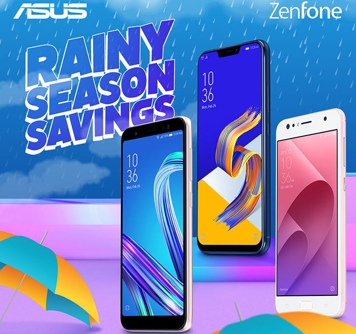 ASUS Philippines pours in “Rainy Season Savings” with Zenfone prices!