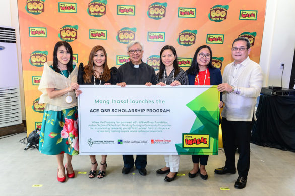 Mang Inasal launches ACE QSR Scholarship for deserving young women of Lipa