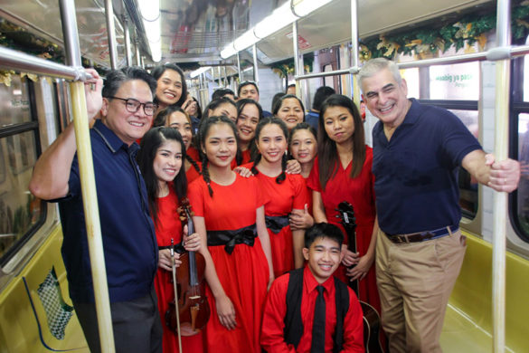 Ayala Corporation share the Christmas joy with young carolers from Children's Joy Foundation, Inc.