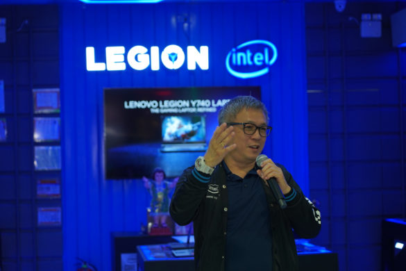 Lenovo Philippines President and General Manager Michael Ngan leads the inauguration of Legion Store SM City Clark, an exclusive Legion store featuring top-of-the-line gaming products designed to provide the complete gaming experience.