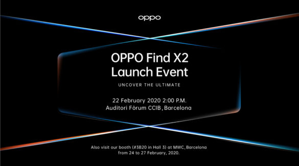 OPPO Officially Announces Global Launch of Cutting-Edge OPPO Find X2 at Upcoming MWC 2020