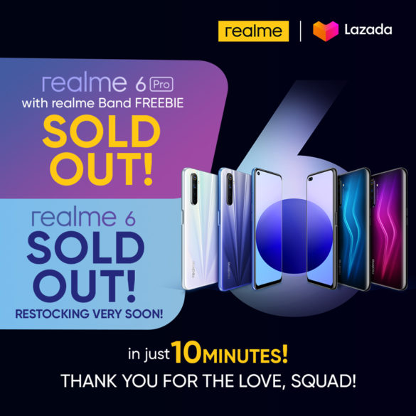 Realme Philippines Marks Another Successful Launch With Sold out Realme 6 and 6 Pro in Just 10 Minutes