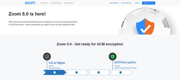 Zoom Hits Milestone on 90-Day Security Plan, Releases Zoom 5.0