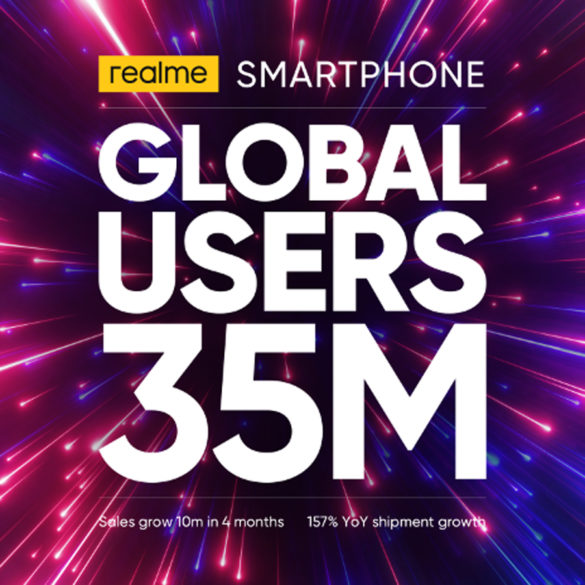 Realme Sold 10 Million Smartphones in Four Months, Now Has 35 Million Users Worldwide