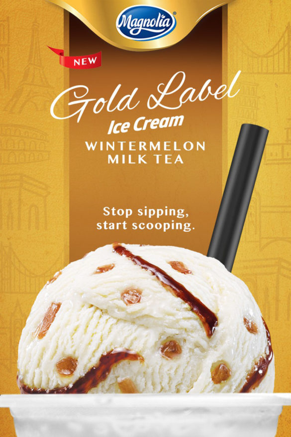 The Latest Scoop: Magnolia Ice Cream’s Gold Label newest flavor, Wintermelon Milk Tea