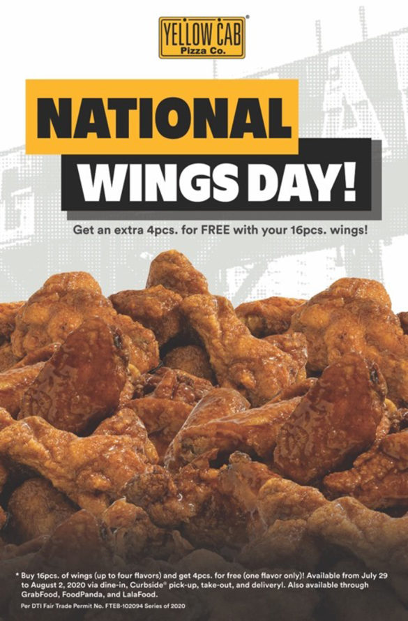 Yellow Cab National Wings Day!