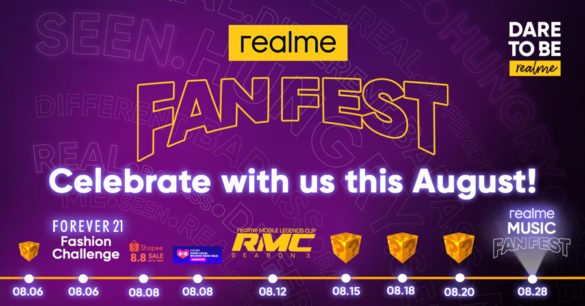 Paint the Town Yellow! August Is Realme Fan Fest Month