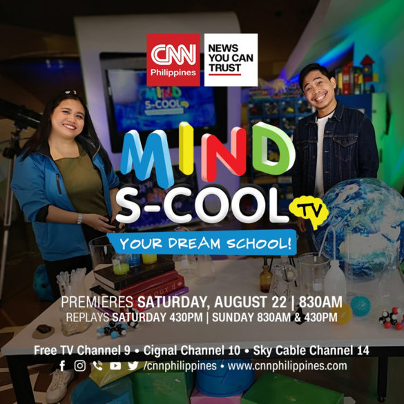 CNN Philippines Beefs Up its Junior Block Programs with Mind S-Cool, An Educational TV Program for Kids