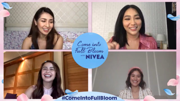 Liza Soberano, Yassi Pressman, and Raiza Contawi #COMEINTOFULLBLOOM with NIVEA’s Newest Blooming Pink Range