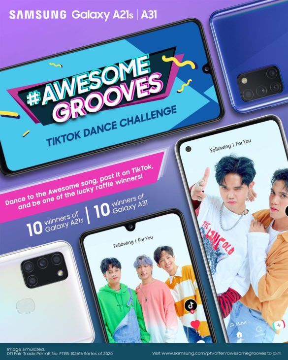 Groove to Awesome on TikTok with the SAMSUNG Galaxy A-series