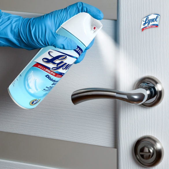 Lab Tests Confirm Lysol Products’ Active Ingredients Are 99.9% Effective Against COVID-19 Virus