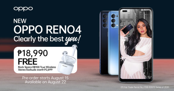 OPPO Officially Launches The Newest OPPO Reno4 With Careless Music Manila For A #ClearlyTheBestYou