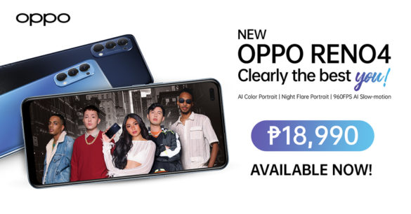 The Newest OPPO Reno4 Officially Available Starting August 22