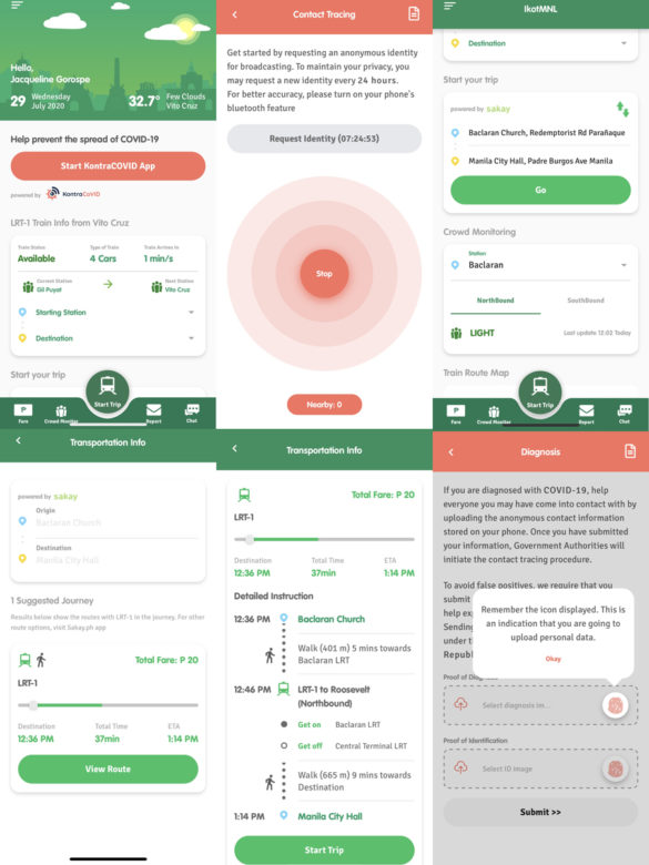 LRMC’s ikotMNL App Now With Contact Tracing Feature and Sakay.ph Navigation