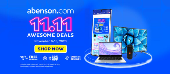 Get ready for abenson.com 11.11 Awesome Deals