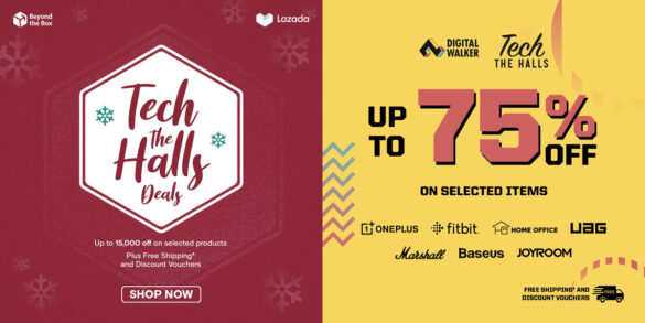 Spread the Holiday Cheer with Digital Walker’s TECH THE HALLS Gadget Christmas Sale up to 75% OFF!