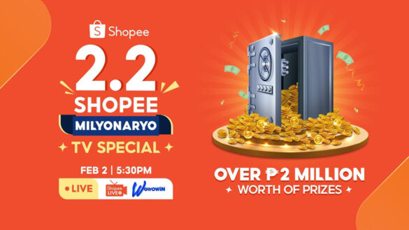 You Can Win Over ₱2M Worth of Prizes during Shopee’s 2.2 Shopee Milyonaryo TV Special