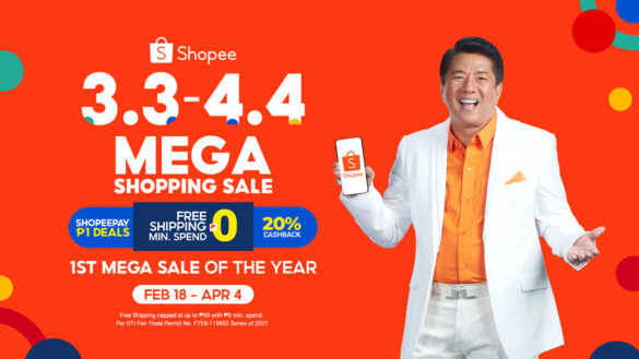 Shopee Kicks Off 3.3 - 4.4 Mega Shopping Sale with its Newest Brand Ambassador, Willie Revillame