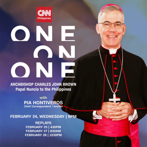 Pia Hontiveros’ One-On-One with Vatican’s Envoy to the Philippines, Archbishop Charles John Brown