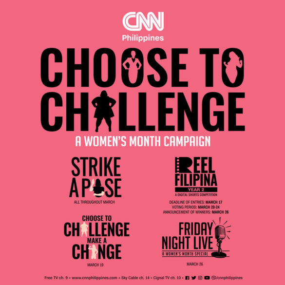 CNN Philippines celebrates Women’s Month, encourages everyone to #ChoosetoChallenge