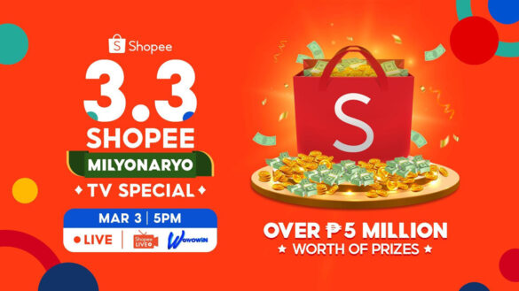 Celebrate Shopee 3.3 Mega Shopping Day with Shopee’s Newest Brand Ambassador, Willie Revillame, on GMA 7’s Tutok to Win