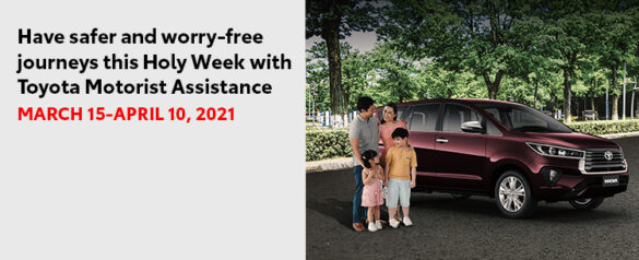 Toyota Offers FREE Motorist Assistance from March to April 2021