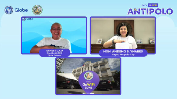 Globe aids Antipolo’s pandemic response through Free GoWiFi and AMBER