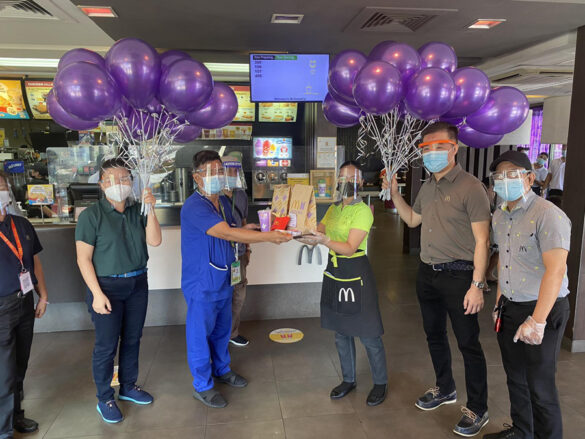 Over 2,000 medical frontliners first enjoy the McDonald’s BTS Meal in the Philippines