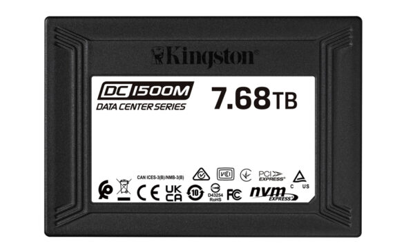 Kingston Ships DC1500M Data Center U.2 NVMe SSD