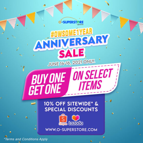 O-Superstore celebrates first year with anniversary sale