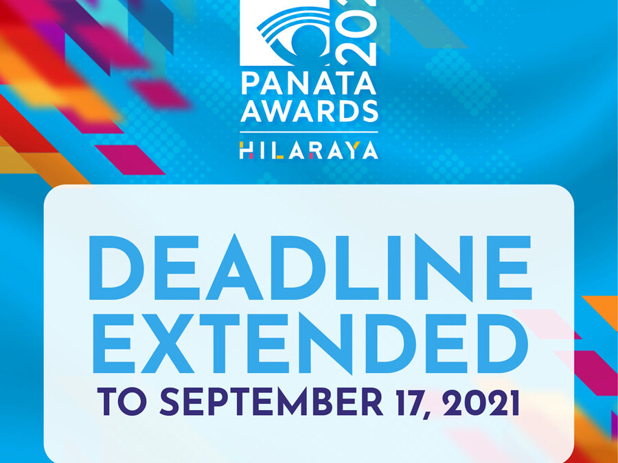 PANAta Awards 2021 submission of entries EXTENDED until September 17