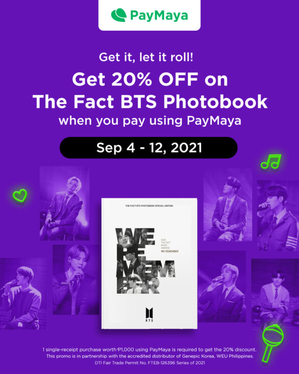 Here’s how you can get an exclusive discount on The Fact BTS Photobook with PayMaya!