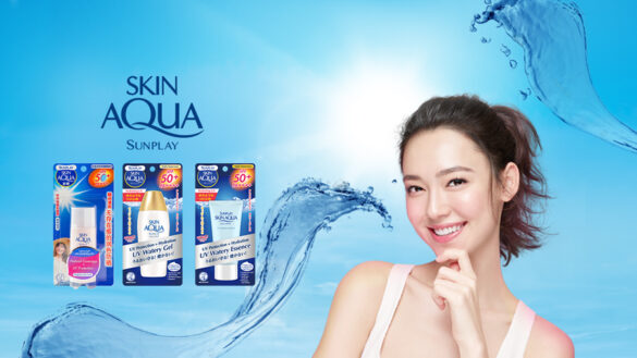 Sunplay Skin Aqua has got you covered, whether indoors or outdoors