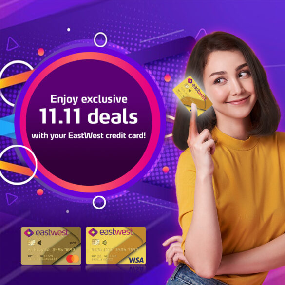 Get great deals when you shop online this November with your EastWest credit card