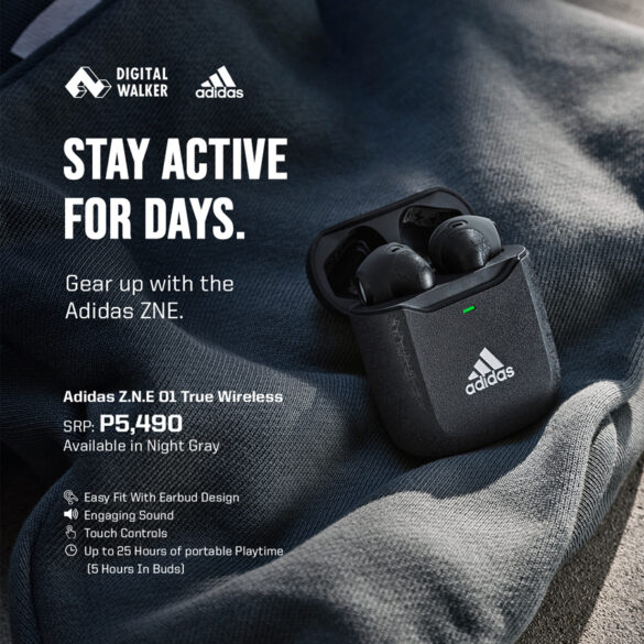 The latest True Wireless from Adidas, the ZNE 01 is now available at Digital Walker and Beyond the Box!