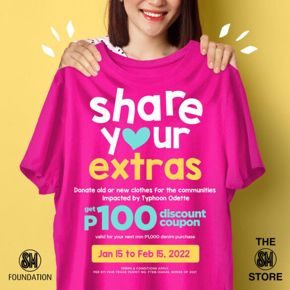 The SM Store, SM Foundation launch Share your Extras for Typhoon Odette communities