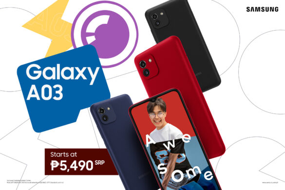 Be ready to shoot for awesome with the new Samsung Galaxy A03, price starts at only PHP 5,490 SRP