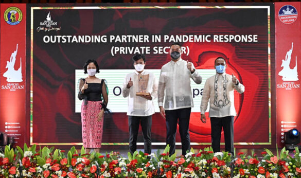 City of San Juan recognizes Ortigas Land as outstanding partner in pandemic response