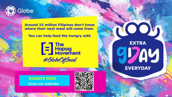 Globe, customers come together in #ExtraGDayEveryday to help solve involuntary hunger via Hapag Movement donations