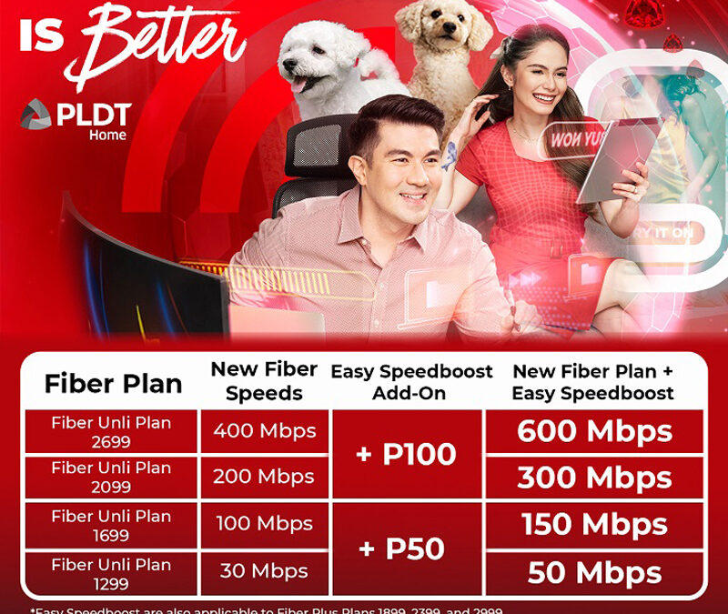 You can’t miss this Limited-time Easy Speedboost offer from PLDT Home!