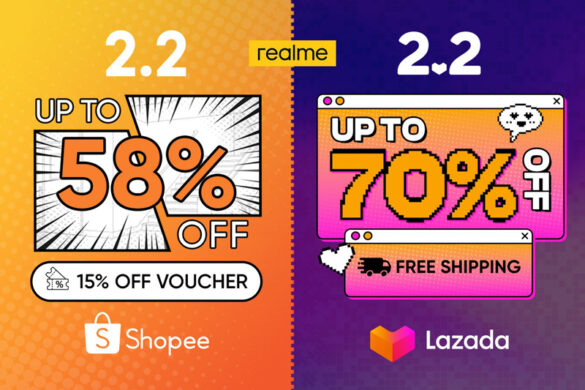 realme to Offer Exciting Deals on 2.2 Shopee and Lazada Sale