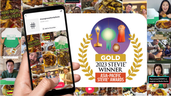 #MangInasalFamilyFiesta TikTok Challenge wins Gold at Asia-Pacific Stevie Awards