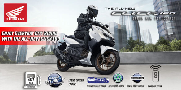 Enjoy Everyday City Riding with The All-New CLICK160