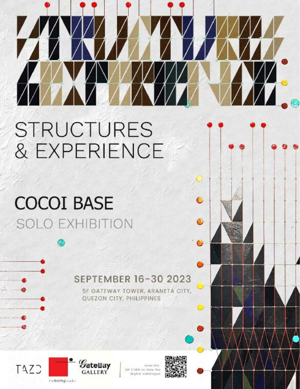 Cocoi Base Presents his First Solo Exhibit “Structures and Experience”