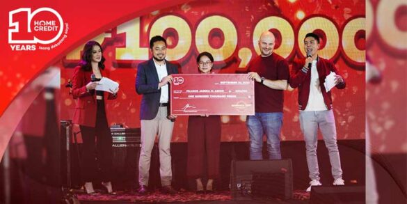 “A blessing, not luck” - Home Credit Philippines honors its 10-millionth customer with a waived loan and a special cash prize