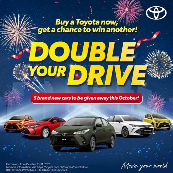 Double Your Drive with Toyota’s October Raffle Promo