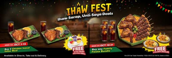 Mang Inasal celebrates nationwide Ihaw Fest this October