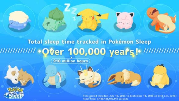 Here comes Pokémon Sleep’s Halloween 2023 — Double Candy Research event and over 100,000 years’ worth of sleep tracked worldwide!