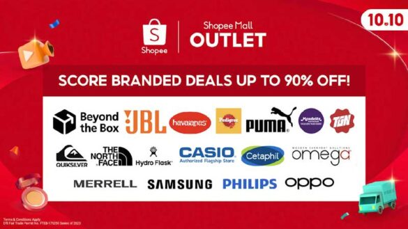 Shopee Mall Outlet: Get ready for massive discounts on top brands this 10.10